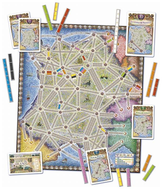 Image du produit Asmodée Ttr Ticket To Ride Collection de cartes France Old West (Français, Allemand, Anglais, Italien)