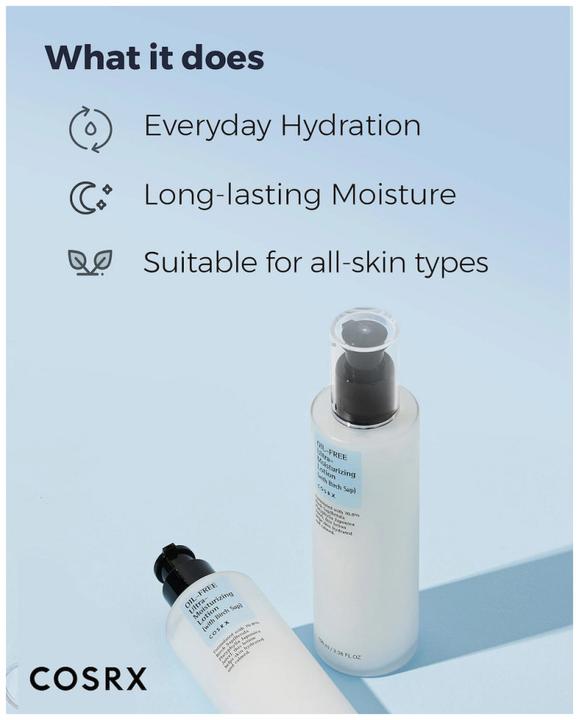 Immagine prodotto Cosrx Lozione ultra idratante senza olio (100 ml, Crema 24h)