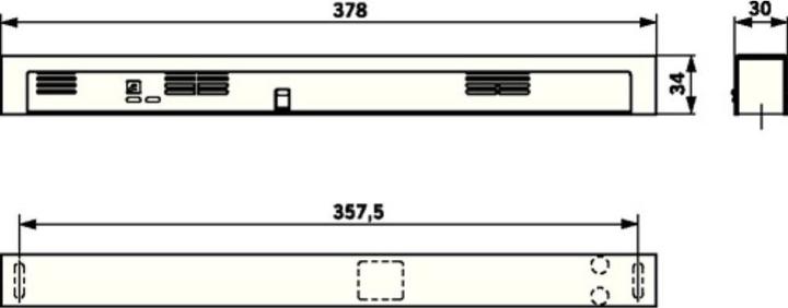 Actual product image Dormakaba RMZ smoke detection panel in Contur design