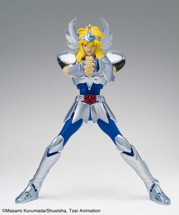 Actual product image Bandai Saint Seiya figurine S.H. Figuarts Cygnus Hyoga 20th Anniversary Ver. 16 cm