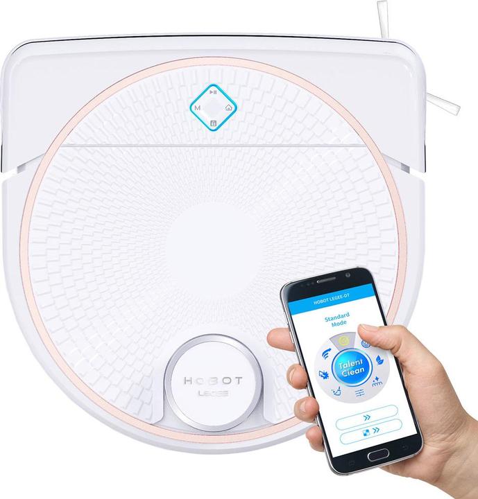 Image du produit Hobot Legee D7 - stofzuiger- en dweilrobot - wit (Robot d'aspiration et de nettoyage)