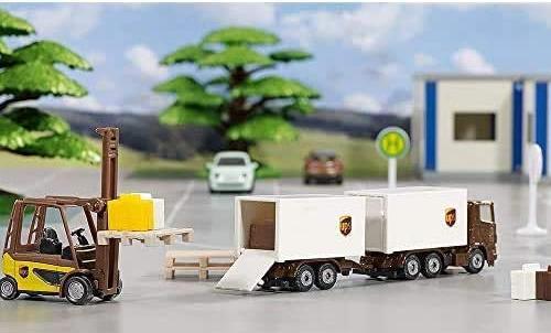 Produktbild Siku UPS Logistik Set Super, 3 Fahrzeuge, ca. 1:87, ab 3+