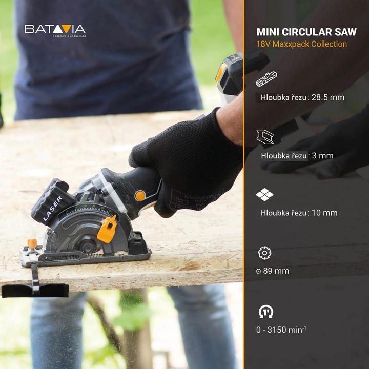 Produktbild Batavia Akku-Mini-Handkreissäge