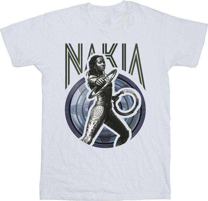 Actual product image Mens Wakanda Forever Nakia Shield T-Shirt (XL)