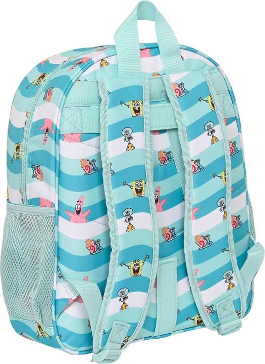 Actual product image Safta School backpack Spongebob Stay positive Blue White (32 x 38 x 12 cm) (12 l)