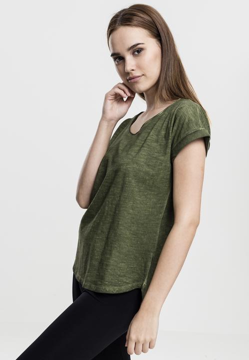 Immagine prodotto Urban Classics Tee lungo da donna a forma di schienale con tintura spray (XS)