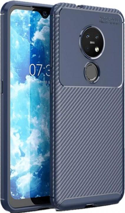 Produktbild Screenguard Nokia 7.2 Hülle Carbon Design TPU Case (Nokia 7.2)