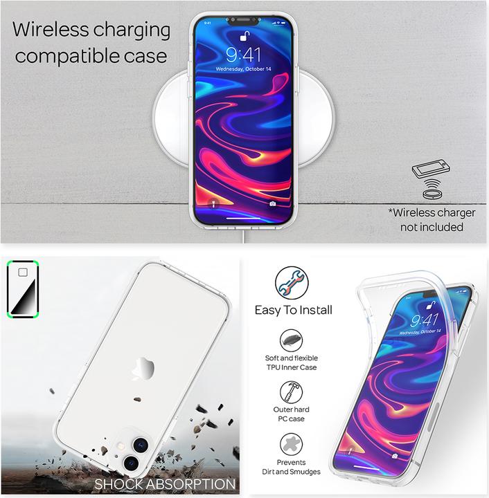 Image du produit Nalia Coque 360° (Apple iPhone 12, Apple iPhone 12 Pro)