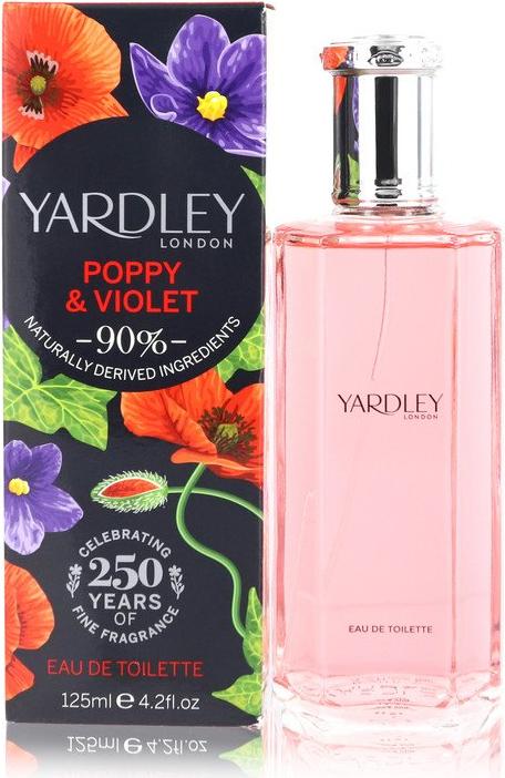 Image du produit Yardley Poppy & Violet by London Vaporisateur de parfum pour le corps 77 ml (Eau de toilette, 77 ml)