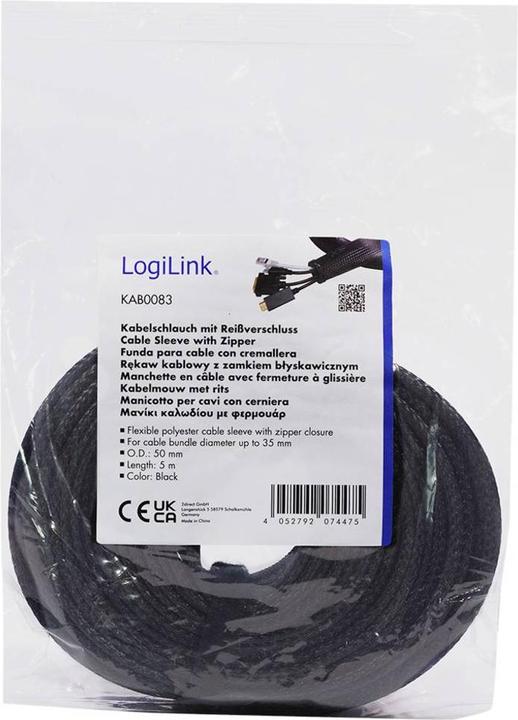 Produktbild LogiLink Kabelschlauch (Kabelschlauch, 500 cm)