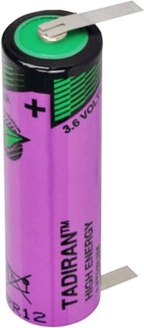 Produktbild Tadiran Batterie LTC SL-360/T mit Lötfahnen U-Form (1 Stk., AA, 2400 mAh)