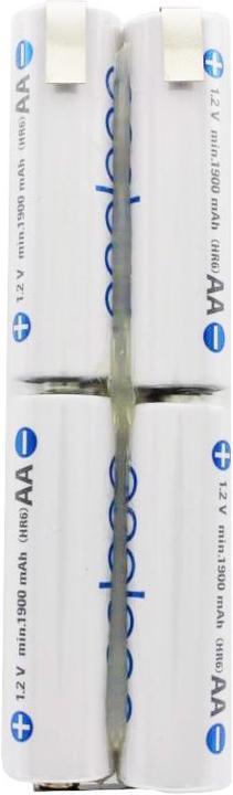 Sanyo Rechargeable battery Eneloop AA rod L2x2 4,8/2000 with LF-U (4.80 V, 2000 mAh)