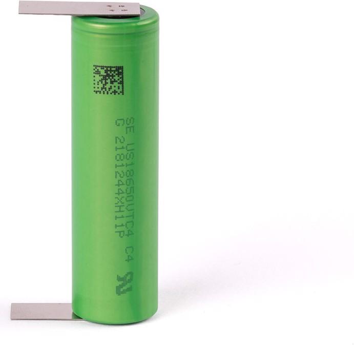 Image du produit Sony Batterie Konion US18650 VTC4 - patte de soudure U (1 pcs, 2100 mAh, Batterie)