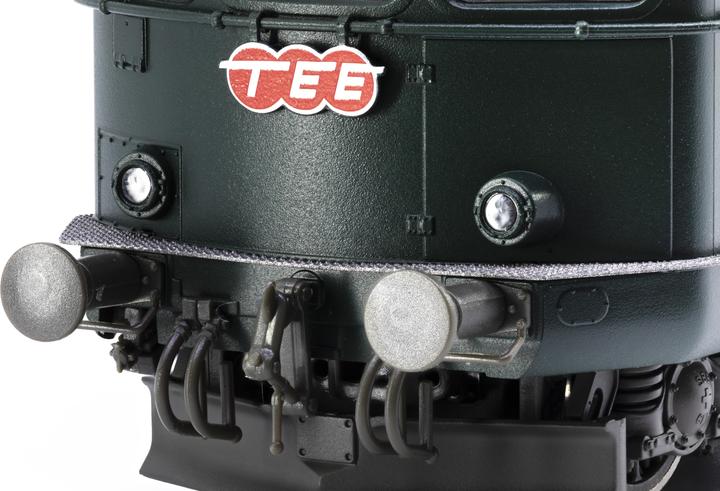 Image du produit Piko Locomotive électrique CFF Re 4/4 I 10040 verte avec plaque TEE Ep. III/IV DC (Piste H0)