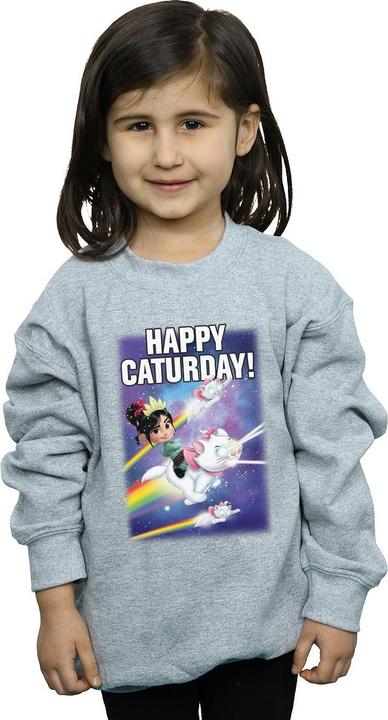 Immagine prodotto Disney Wreck It Ralph Happy Caturday Felpa Ragazze (116)