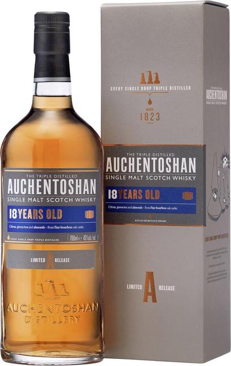 Image du produit Auchentoshan 18 ans (Single Malt, Scotch Whisky, 1 x 70 cl)