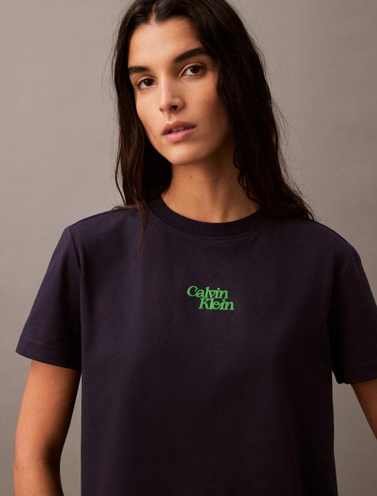 Produktbild Calvin Klein Jeans Ss Flocked Logo Cn Tee (L)