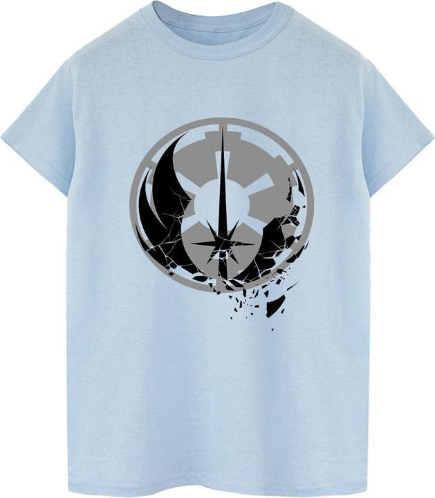 Star Wars ObiWan Kenobi Fractured Logos TShirt (XXL)