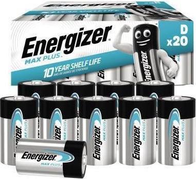 Actual product image Energizer Max Plus (20 pcs., D, 16000 mAh)