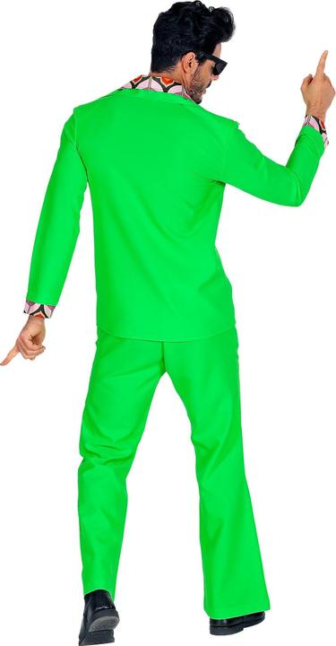 Image du produit Widmann Costume style disco des années 70 avec chemise et pantalon Vert (M)