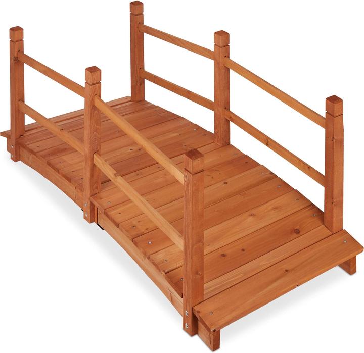 Produktbild Relaxdays Teichbrücke Geländer