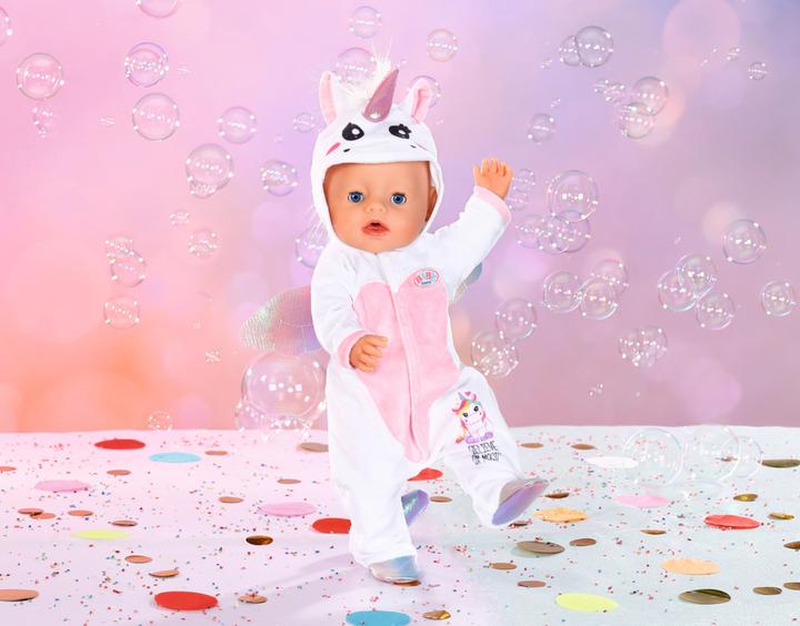 Actual product image Zapf Creation BABY born unicorn cuddly suit