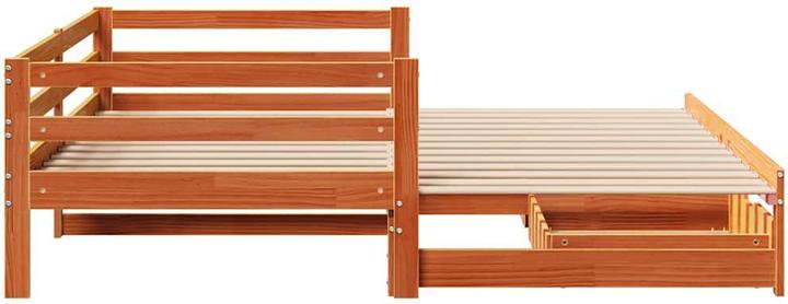 Actual product image VidaXL Extendable day bed with drawers (90 x 200 cm)
