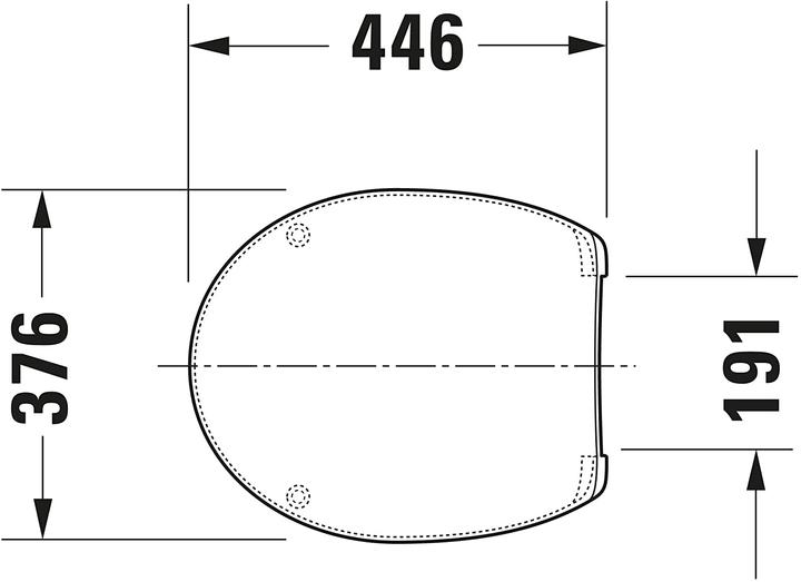 Actual product image Axor WC seat without soft close