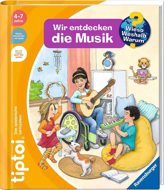 Image du produit tiptoi Wieso? Weshalb? Warum? Wir entdecken die Musik (Allemand, Inca Frison Inca, Guido Wandrey, 2023)