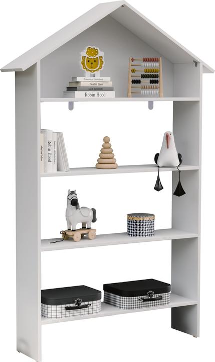 Produktbild VCM Holzregal stehend | platzsparendes Kinder Regal | Masse: H. 160 x B. 103 x T. 23 cm |