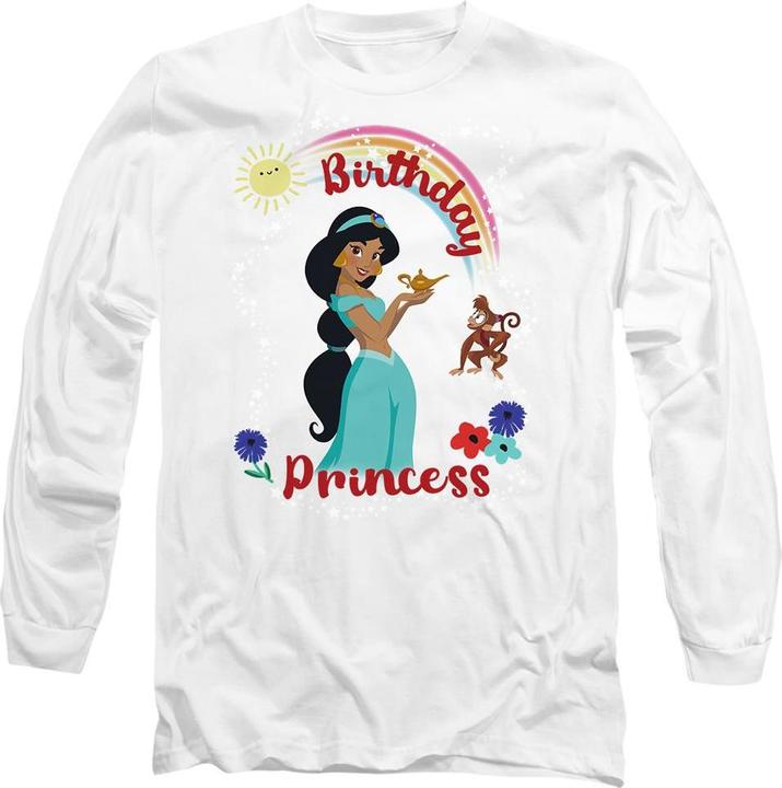 Actual product image Aladdin Unisex Adult Birthday Princess Jasmine Abu T-Shirt (L)