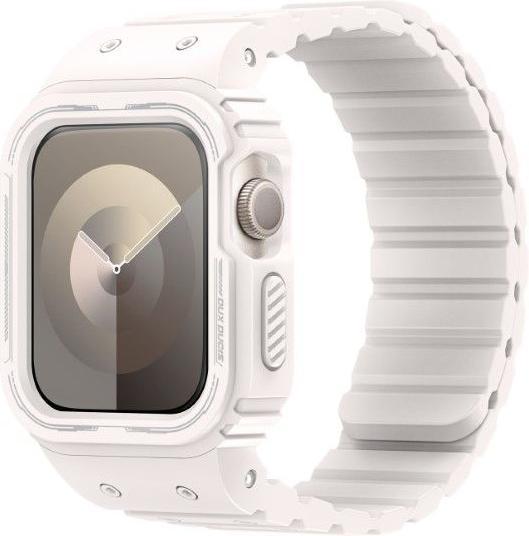 Immagine prodotto Dux Ducis Cinturino OA per Apple Watch 38mm/40mm/41mm - Bianco (38 mm, 40 mm, 41 mm, Silicone, Apple Watch Series 2, Apple Watch Series 1, Apple Watch Series 3, Apple Watch Serie 4, Apple Watch Serie 5, Apple Watch Serie 6, Apple Watch Series 7, Apple Watch Series 8, Apple Watch Series 9, Apple Watch SE)