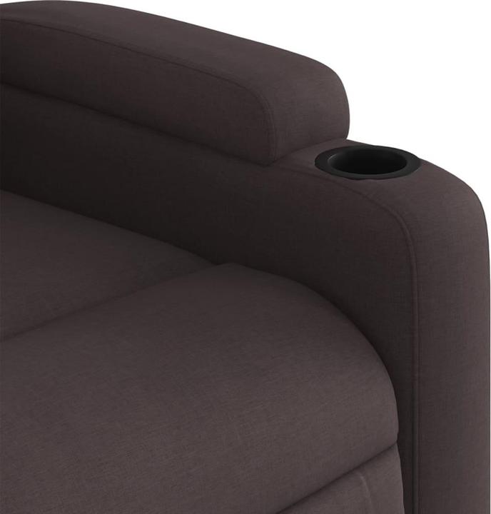 Produktbild VidaXL Massagesessel Fernsehsessel Relaxsessel Liegesessel Dunkelbraun Stoff