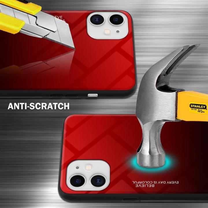 Productafbeelding Cadorabo TPU 2 kleuren glasdekking (Apple iPhone 11)