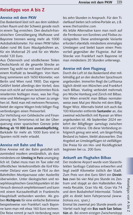 Produktbild Reiseführer Baskenland (Deutsch, Jens Wiegand, 2024)