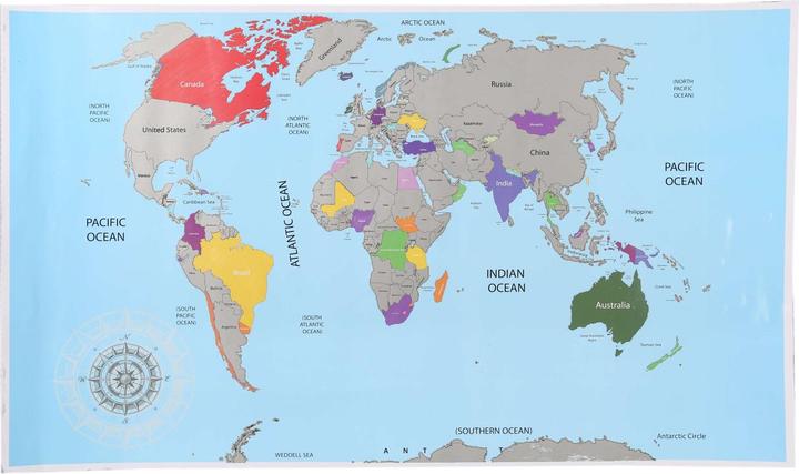 Productafbeelding Ootb Wereldkaart om af te krassen (Mappamondo, 52 x 88 cm)