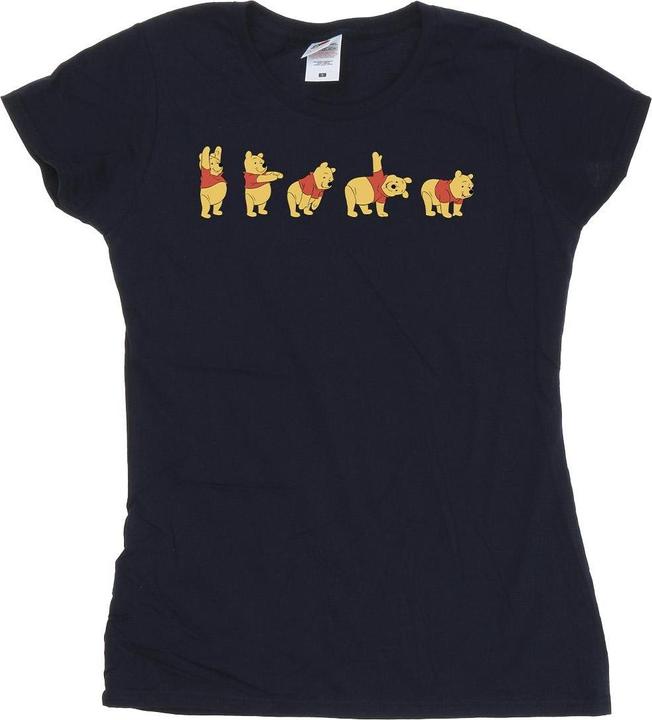 Actual product image Disney Womens/Ladies Winnie The Pooh Stretching Cotton T-Shirt (S)