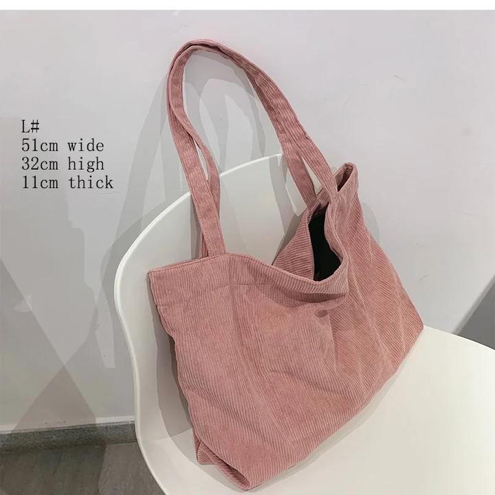 Produktbild Only-Bags.Store Kordtasche Handtaschen Umhängetaschen Weiche Umweltspeicher Wiederverwendbar Kleine und grosse