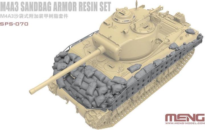Immagine prodotto Meng-Model Set di armature M4A3 Sandbag (resina)