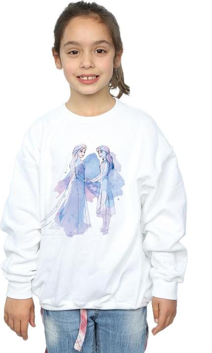 Produktbild Disney Frozen 2 Elsa Anna Sisters Sketch Sweatshirt Mädchen (152, 158)