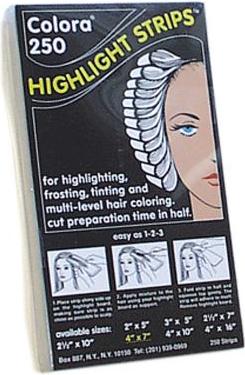 Image du produit Comair Colora Highl.Strips 10x17,5cm(4x7#) 250