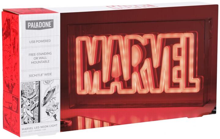 Actual product image Paladone Products Marvel - Lamp Logo Marvel Neon LED