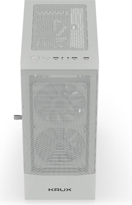 Actual product image Krux Vako White RGB (KRXD005) (ATX, Micro-ITX, mATX)
