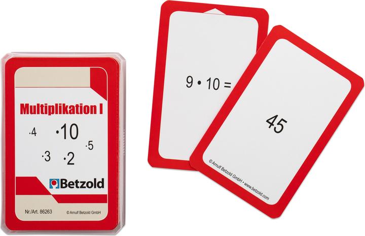 Actual product image Betzold Multiplication I - Magic Cylinder Card Set (German)