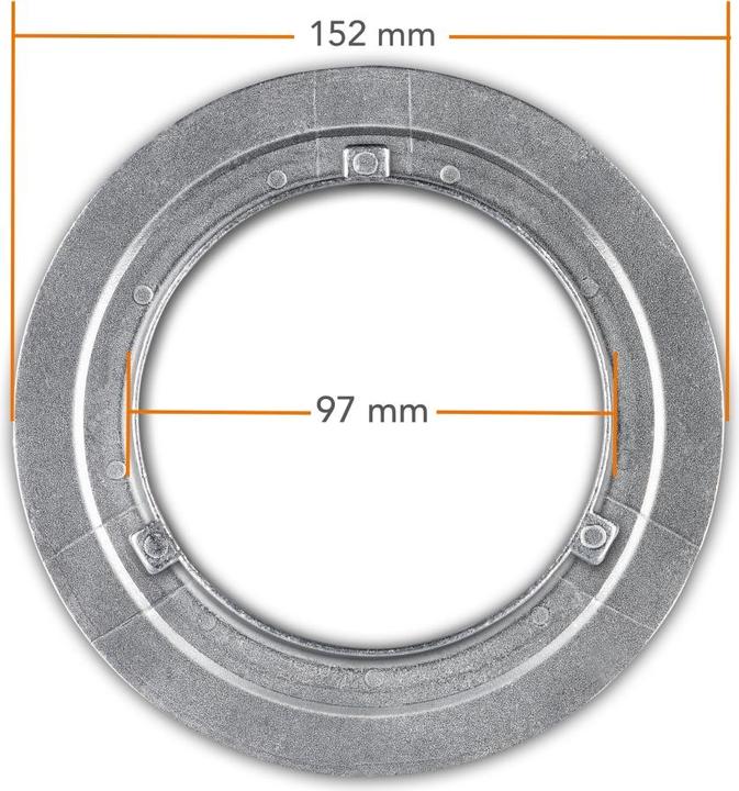 Image du produit Walimex pro Adaptateur pour boîte à lumière pro & K (Boîte à lumière, 15.20 cm)