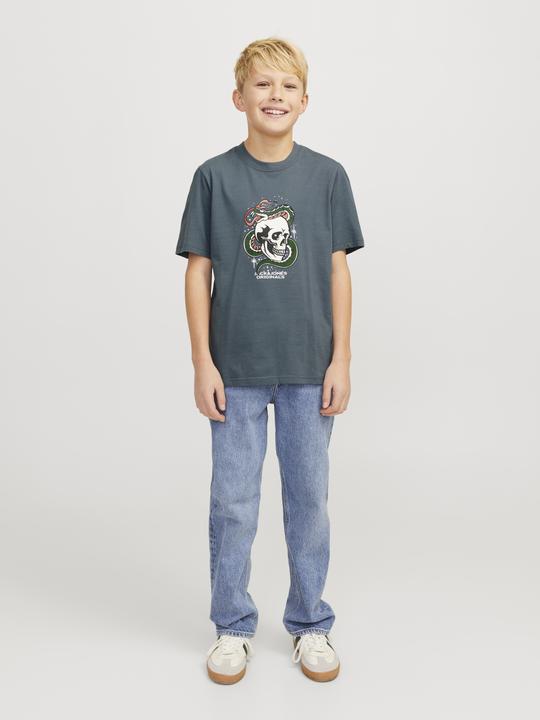 Actual product image Jack & Jones Joranatomy Skull Tee Ss Crew Neck Sn Jnr (176)