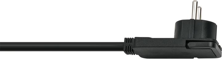 Image du produit Brennenstuhl Rallonge courte avec connecteur plat coudé 10m H05VVV-F3G1.5 noir (10 m, 2 pôles)