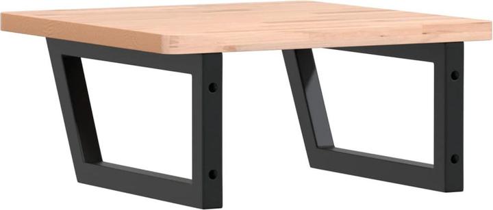 Image du produit VidaXL Étagère de lavabo murale et hêtre