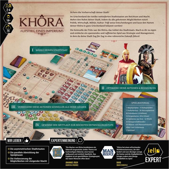 Actual product image Iello 518249 - Khora, Board game, 2-4 players, ages 14+ (DE edition) (German)
