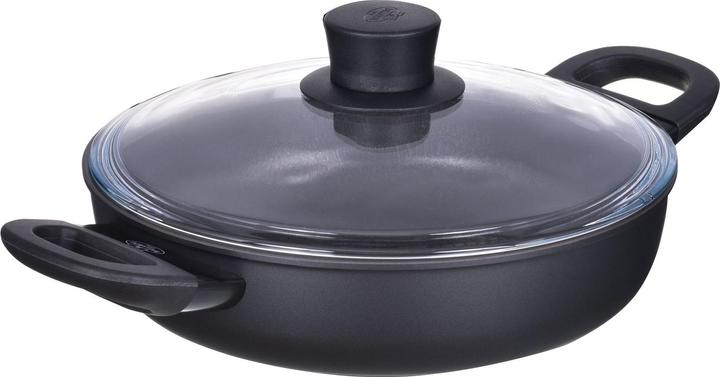 Image du produit Ballarini Patelnia Avola głęboka z 2 uchwytami tytanowa 24 cm 75002-922-0 (24 cm, Poêle à frire, Aluminium, Acier inoxydable)